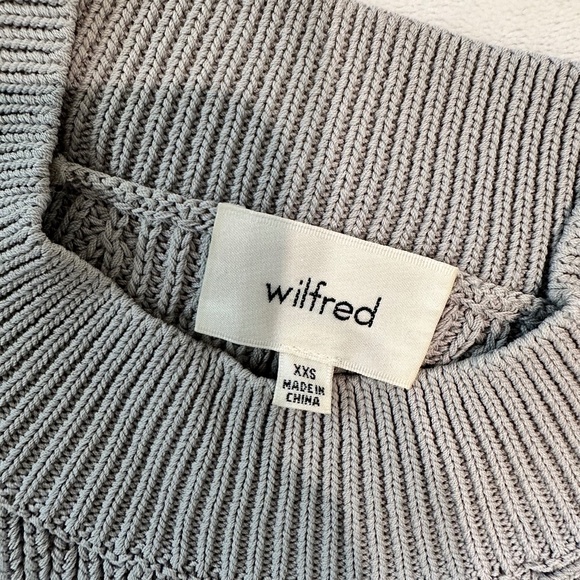 2XS - Dark Green - Wilfred - Crevier Knit Top (2 pieces: GREEN or GREY) - Picture 6 of 11